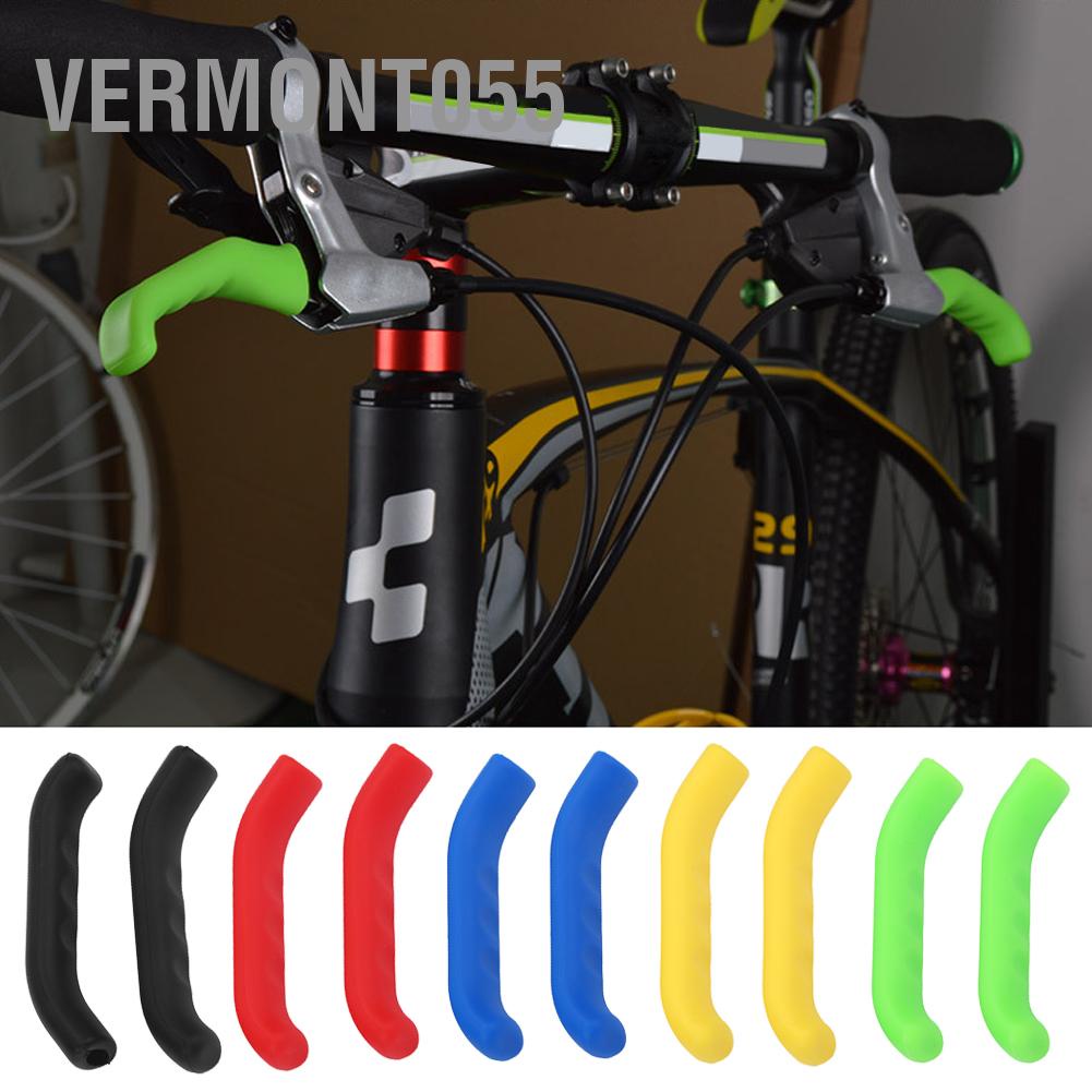 Vermont055 5 Colors Bike Brake Lever Cover Silicone Grips Anti-Slip Waterproof Protector Cycling Accessory