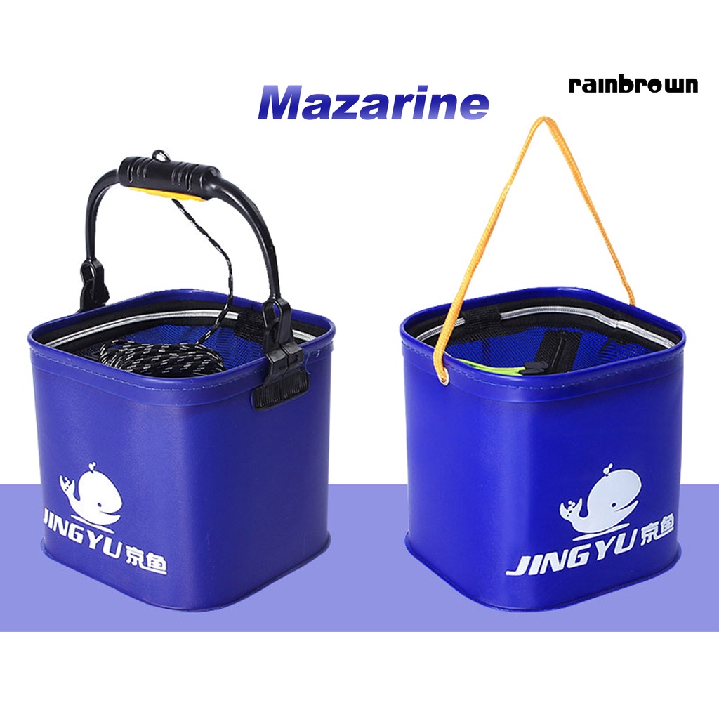 Xô Đựng Mồi Câu Cá / RYJ / Có Thể Gấp Gọn Đa Năng Tiện Dụng