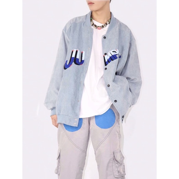 Áo khoác bomber Jump Next unisex phong cách Hàn Quốc