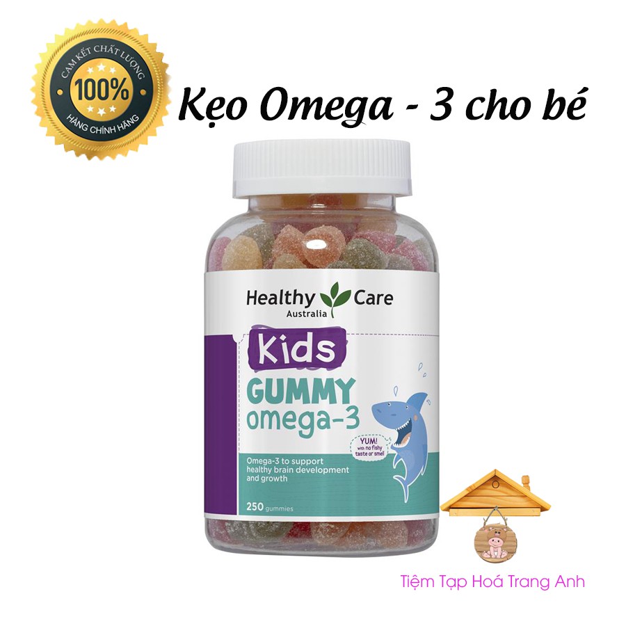 Kẹo dẻo Healthy Care Gummy Omega 3 cho bé