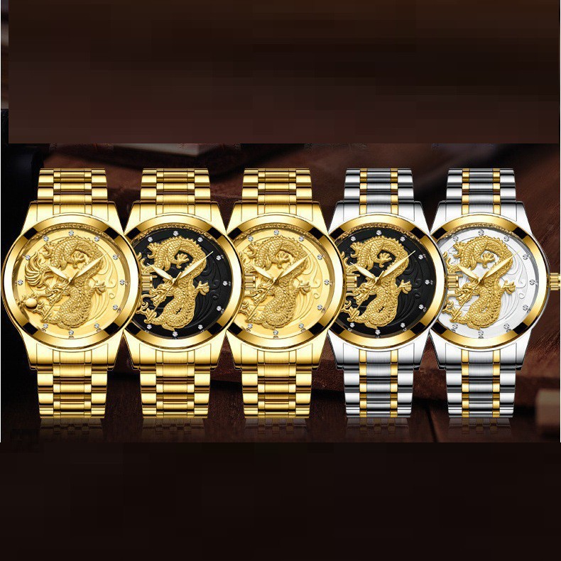 ĐỒNG HỒ NAM RỒNG FNGEEN 3D DÂY THÉP KHÔNG GỈ BẢN DOANH NHÂN CỰC CHẤT | BigBuy360 - bigbuy360.vn