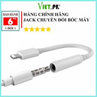 [Chính hãng] Jack chuyển đổi tai nghe lightning iphone zin bóc máy