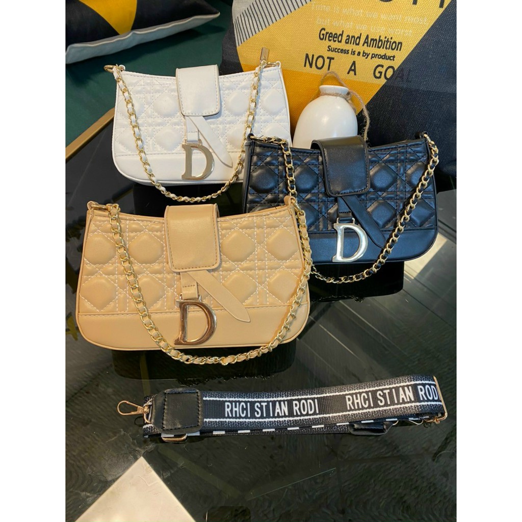 Túi Kẹp Nách Trầm Trám D Kèm 2 Dây Đeo Chéo ❤❤❤ Freeship 50k