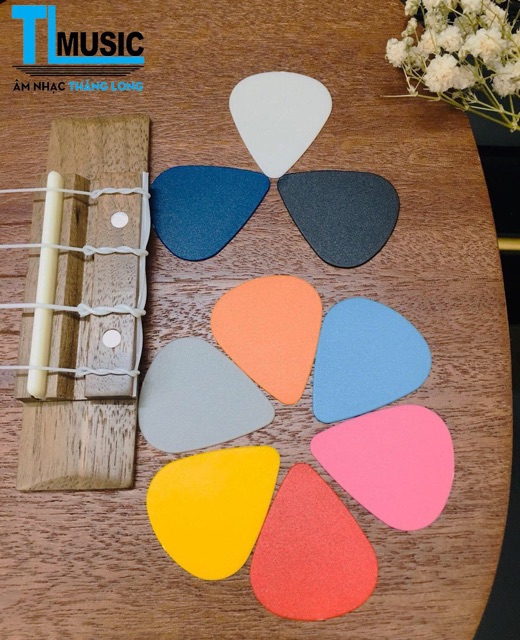 Combo 3 pick gảy (móng gảy) guitar-ukulee 0,51MM