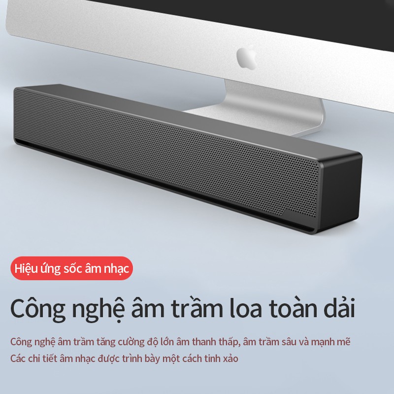 Sound bar loa bluetooth WF06 loa thanh dài để bàn loa gia đình USB thích hợp cho loa máy tính xách tay