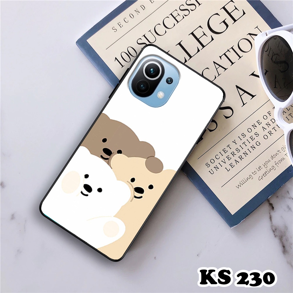 Ốp lưng Xiaomi Mi 11 Lite - Mi 11 Lite 5G - Mi 11 Lite 5G NE - Ốp in hình gấu bear ngộ nghĩnh