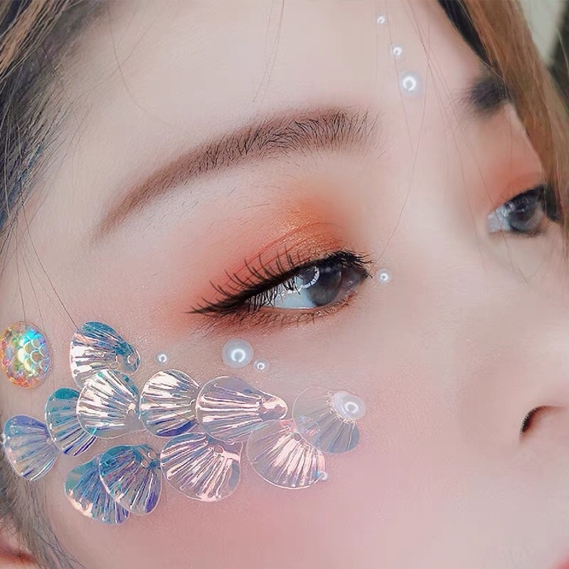 Vảy cá chu sa hologram dùng cho makeup cổ trang  cosplay làm concept chụp ảnh phong cách