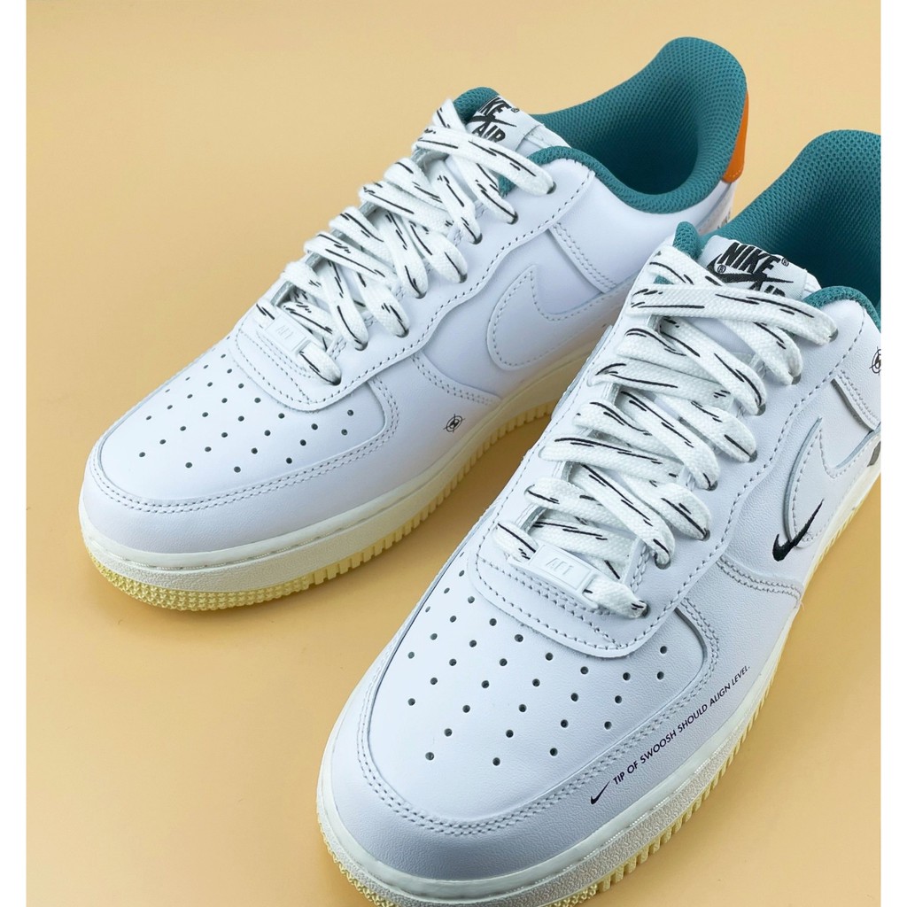 Dây Giày Nike Air Force1 Màu Trắng Cam Xanh Dương Thời Trang