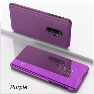 Xiaomi Redmi Note 8 8 Pro Flip Case Smart Luxury Plating View Mirror Covers