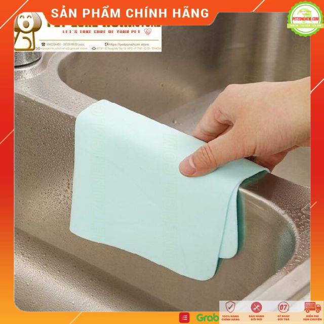 Khăn tắm cho chó mèo  FREESHIP  Khăn CLEAN CHAM size 66X42x0.2cm siêu thắm nước mềm dai hút bụi