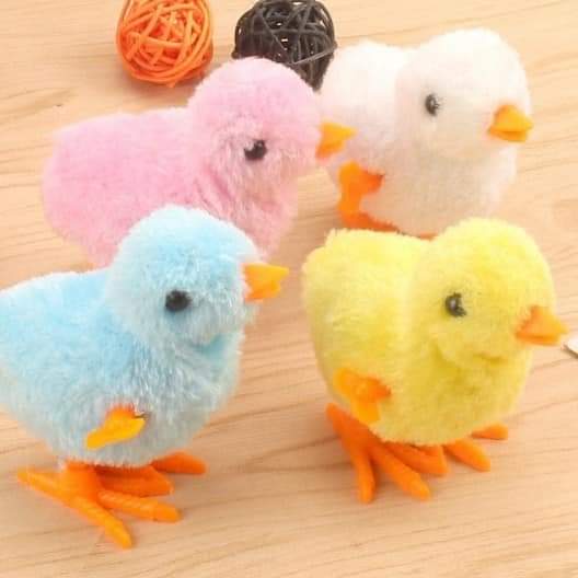 Đồ chơi chạy cót hình con gà nhiều màu sắc dễ thương cho bé trai, bé gái từ 2 3 4 tuổi