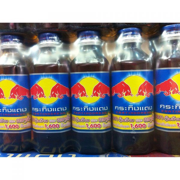 Bò húc Redbull Thái Lan chai thủy tinh 150ml lốc 10 chai
