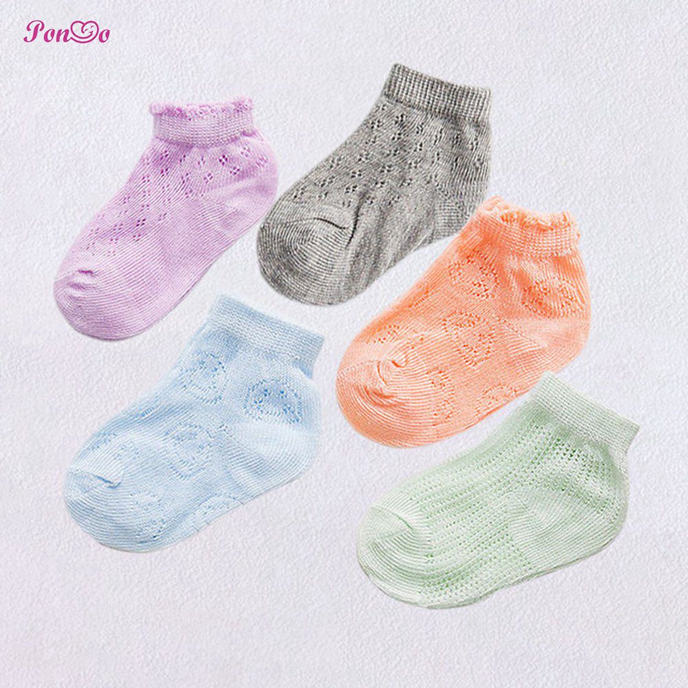 Bộ 5 Đôi Vớ Cotton Mềm Mại Cho Bé (0-5 Tuổi)