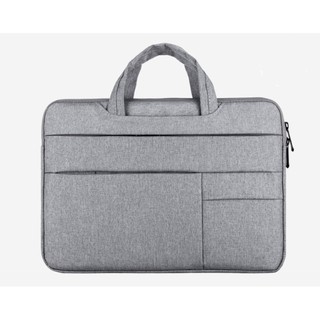 Túi chống sốc laptop 15 inch nhiều ngăn có khóa kéo và quai xách - Hàng loại 1