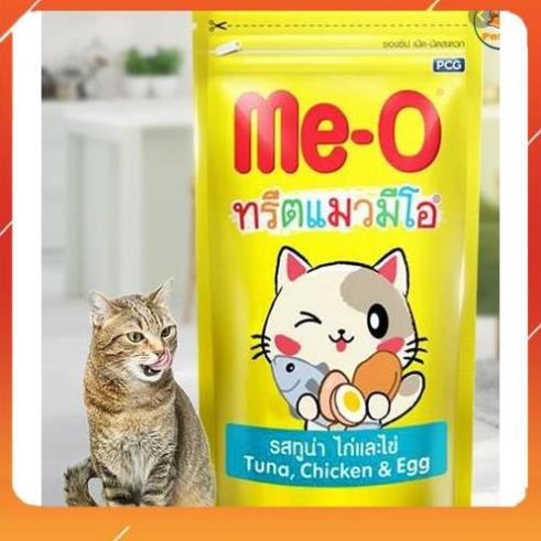 Bánh thưởng cho mèo Me-O 50g - vị Cá hồi, Cá Ngừ, Tôm - siêu ngon - hàng mới về