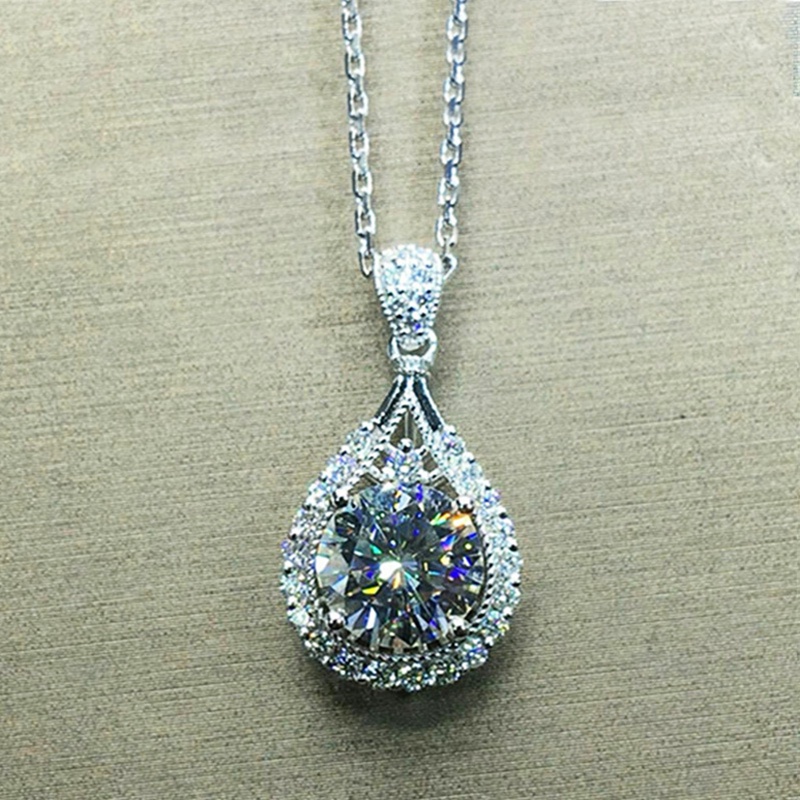 Vòng cổ thiết kế đính đá zirconia thời trang sang trọng cho nữ