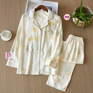 Pijama Lanh Lụa (dài tay) Y10