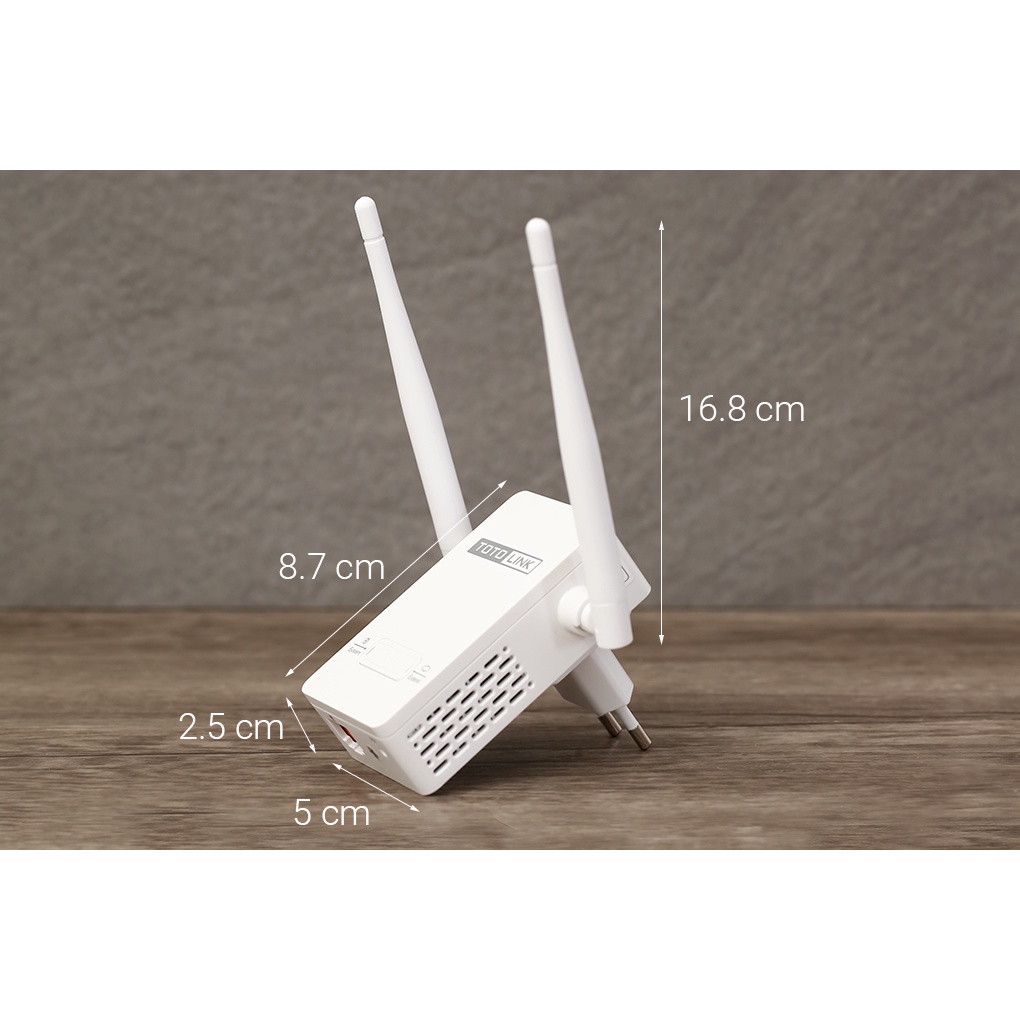 Bộ Kích Sóng Wifi Repeater 300Mbps Totolink Ex200 - Hàng chính hãng