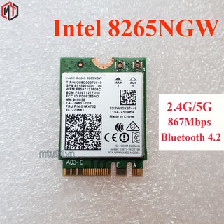 Card WiFi Laptop Intel 8265NGW chuẩn AC có Blueooth 4.2 (chân NGFF / M.2)