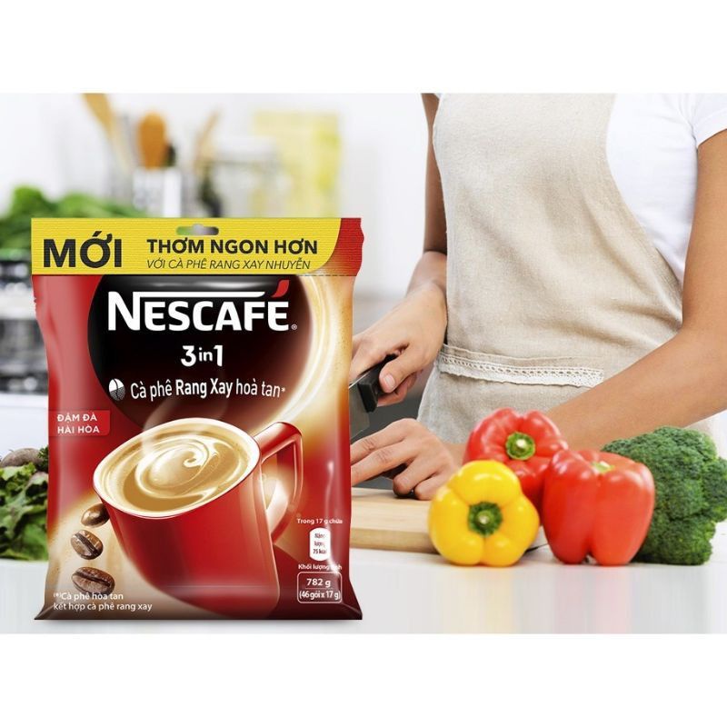 Cà phê hòa tan 3in1 Nescafe bịch 46/48 gói | BigBuy360 - bigbuy360.vn