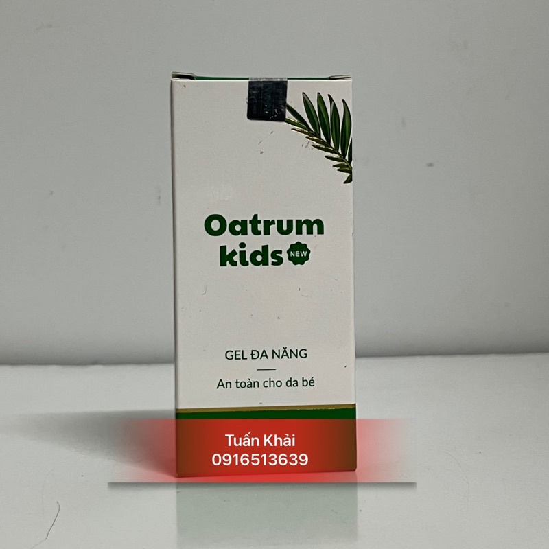 Gel Bôi Oatrum Kids - Hăm, Tràm Sữa, Mụn Nhọt, Rôm Sẩy Trẻ Sơ Sinh - 20g