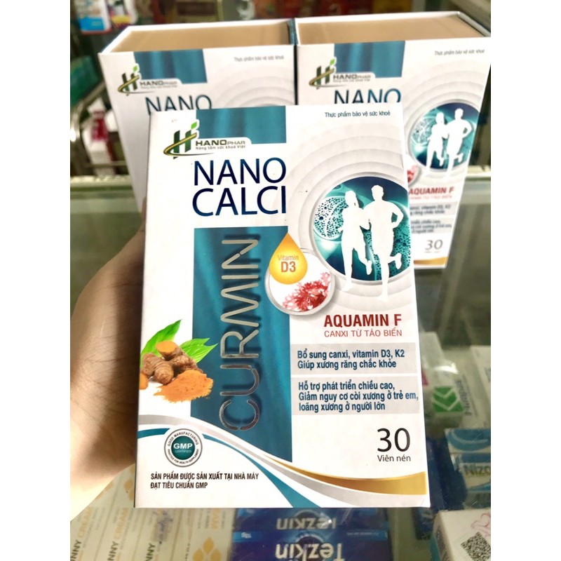 NANO CALCI CURMIN  - PHÁT TRIỂN CHIỀU CAO, GIẢM CÒI XƯƠNG, LOÃNG XƯƠNG