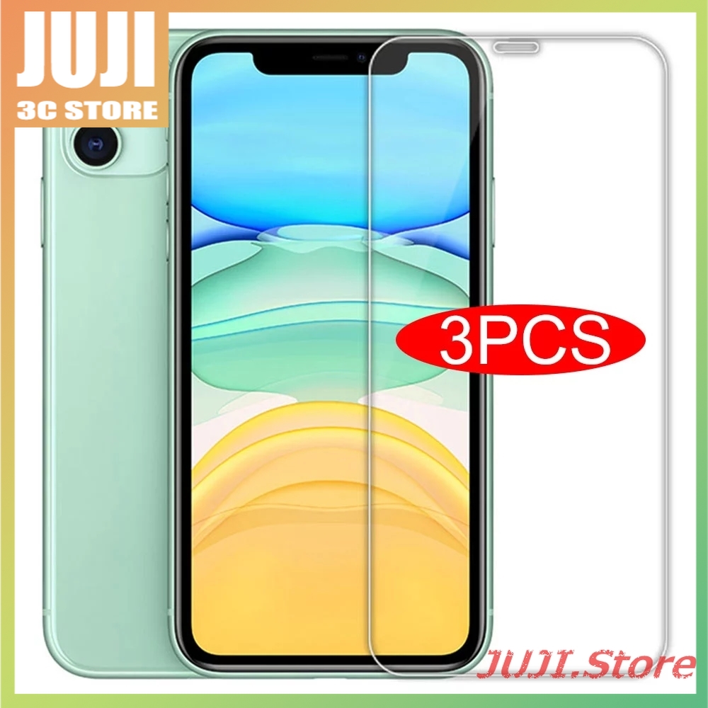 Set 3 kính cường lực bảo vệ màn hình điện thoại cao cấp cho Iphone 11 12 Pro X Xr Xs Max 7 8 6 6s Plus 11