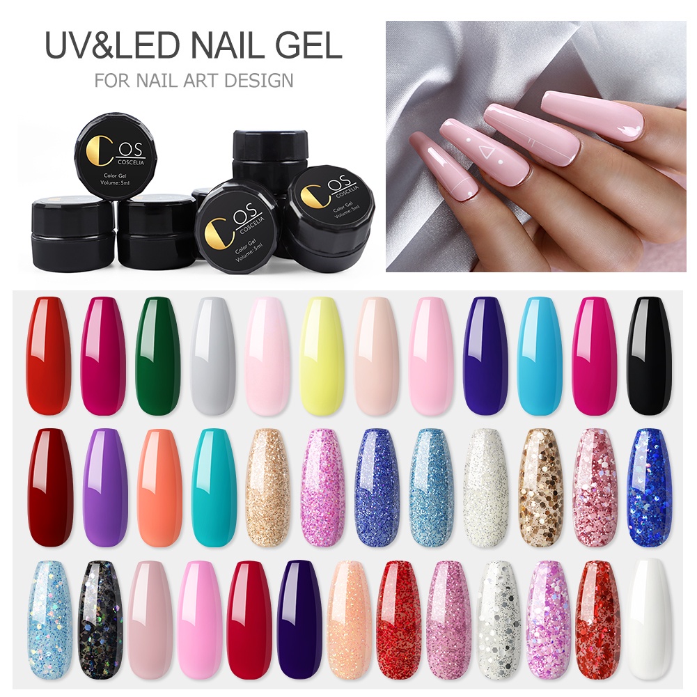 [Hàng mới về] Lọ Gel Uv 5ml Màu Sắc Tuyệt Đẹp Thời Trang Cho Nữ Mã 1-20