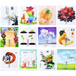 Combo 10 Móc Dán Tường 3d Siêu (Chịu Lực)