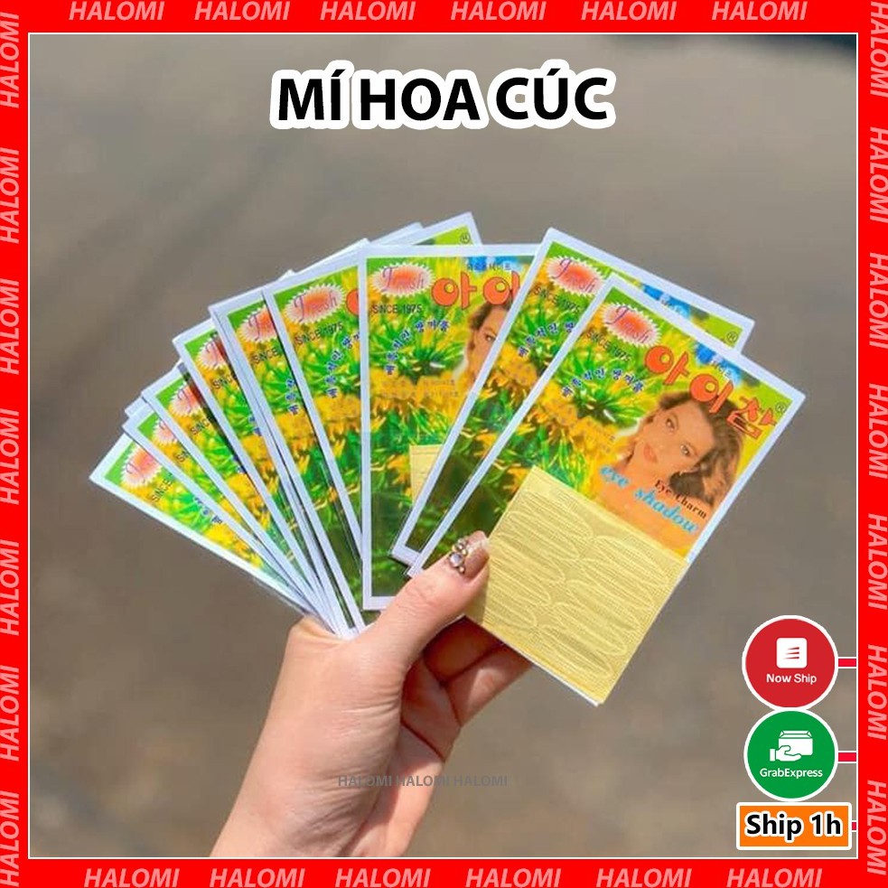 Kích mí hoa cúc vàng hộp 50 vỉ