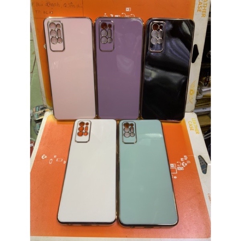 Ốp lưng Tecno Pova 2 / Pova2 dẻo viền xi lưng màu cụm viền xi bảo vệ cam
