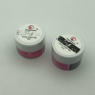 gel vẽ nail màu lẻ trắng và đen