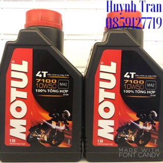 Dầu Nhớt Motul 7100 10W50 4T