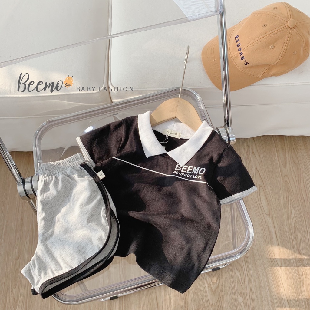 [Có sẵn] [Chất lượng] Bộ Thể Thao Beemo Có Cổ Polo Unisex Thun Cotton Mềm Mại