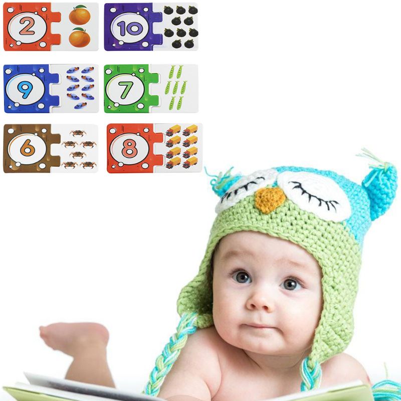 Bộ Đồ Chơi Xếp Hình Đếm Số Giáo Dục Sớm Cho Bé