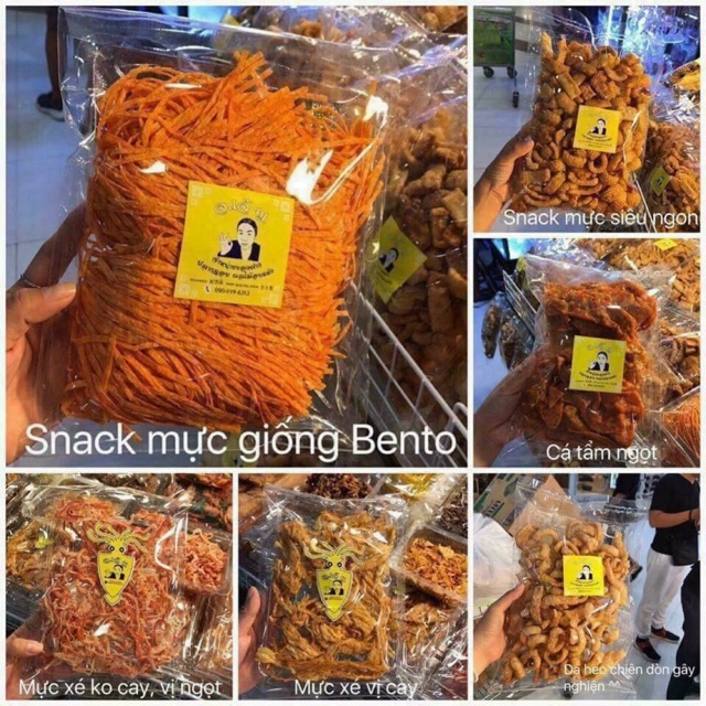 KHÔ MỰC CÁC LOẠI THÁI LAN