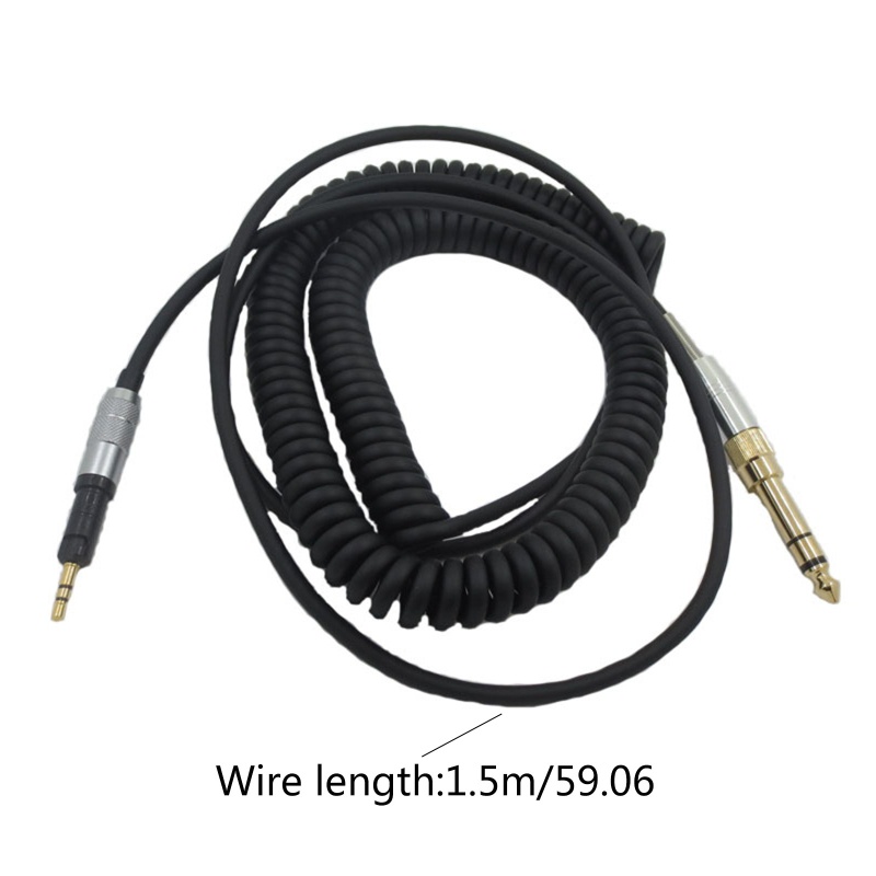Dây Cáp Lò Xo Nối Tai Nghe 6.35mm Cho HD6 HD7 HD8 HD515 HD518 HD558 HD598 HD549