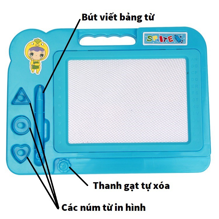 Bảng viết tự xóa thông minh cho bé tập viết và vẽ KB216006