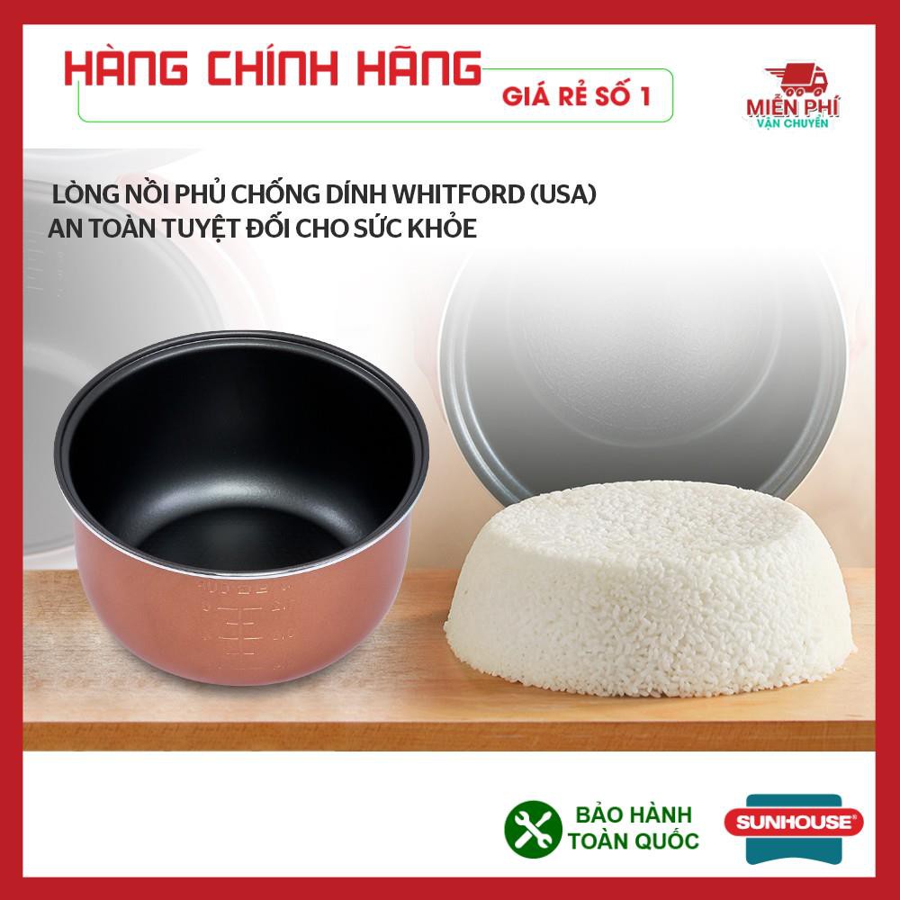 NỒI CƠM ĐIỆN 1.2L HAPPY TIME HTD8522G SUNHOUSE, NỒI CƠM ĐIỆN SUNHOUSE HTD8522, SIÊU BỀN BẢO HÀNH TOÀN QUỐC | BigBuy360 - bigbuy360.vn