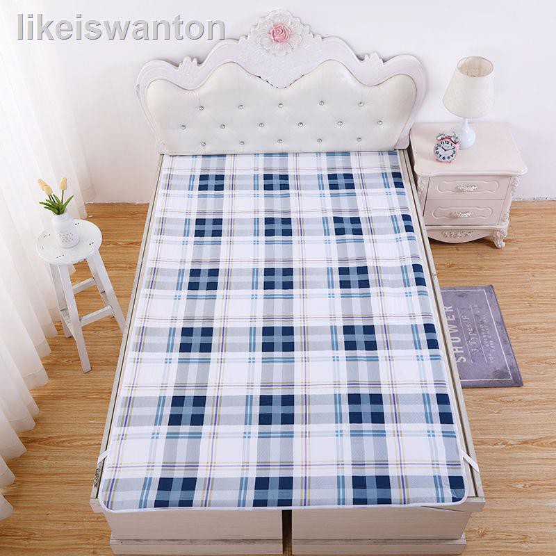 Đệm Cotton Lót Giường Chống Thấm Nước Giặt Được Tiện Dụng