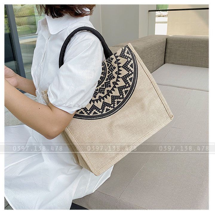 Túi Tote Vải Canvas, In Hình Cực Xinh, Phong Cách Hàn Quốc [NEW]