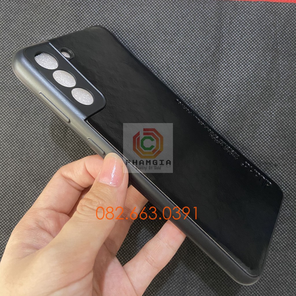 Ốp da Samsung Galaxy S21 / S21+ ( S21 plus )/ samsung s22+, ss s22 dẻo có viền bảo vệ cam