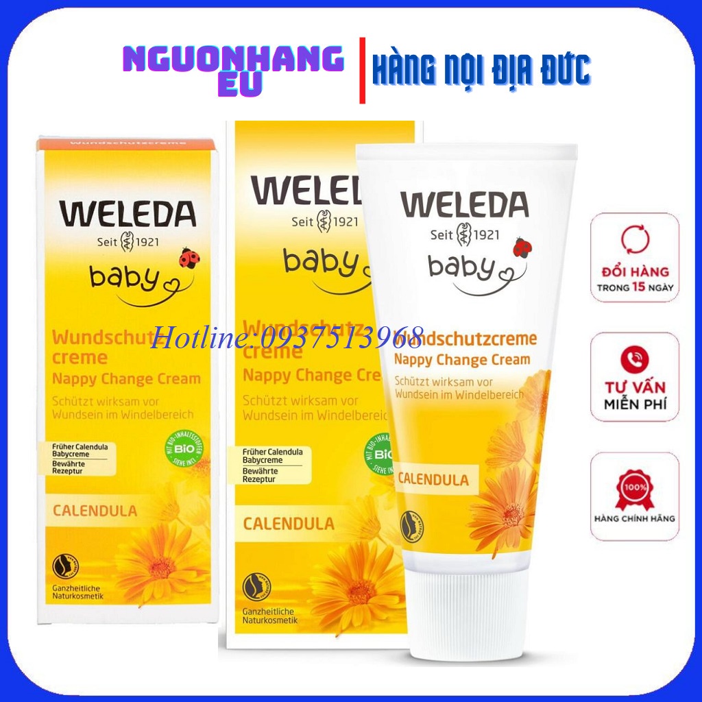 Kem chống hăm Weleda dòng hữu cơ cao cấp [Mẫu mới+ bill ]- Hàng Đức