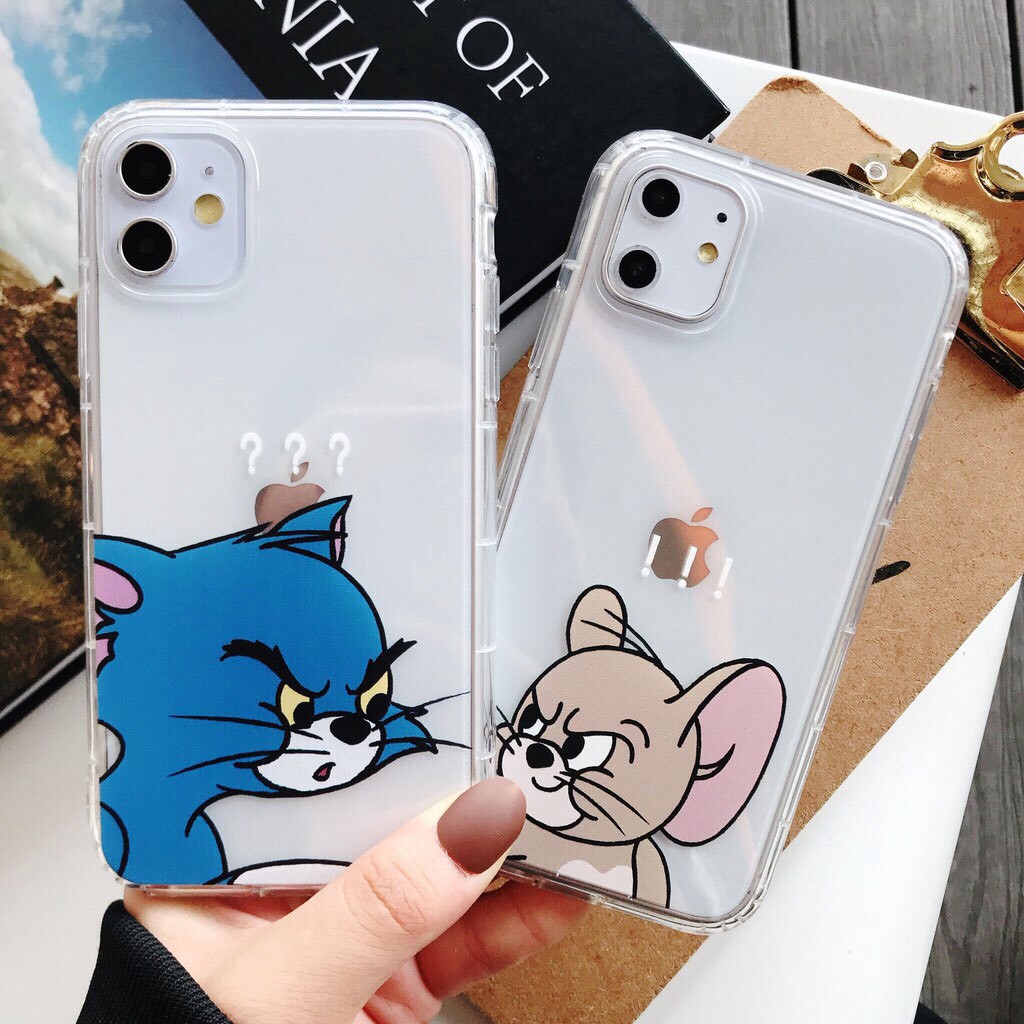 Ốp lưng iphone Tom Jerry Cau Có 6 6S 6Plus 6S Plus 7 8 7Plus 8Plus X XSMax 11 11 Pro 11 ProMax - Infinity Case M532