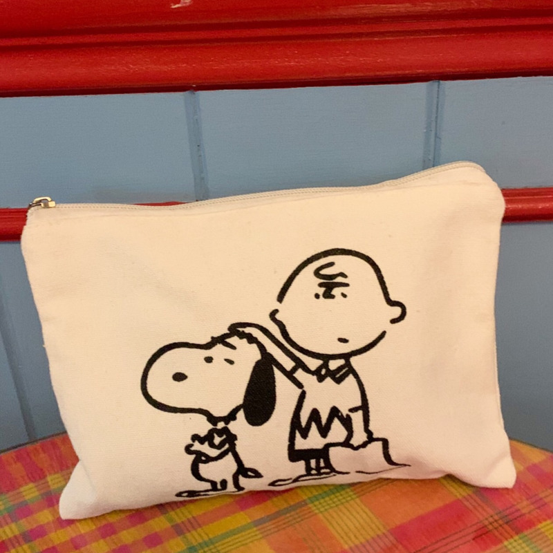 Túi Đựng Đồ Trang Điểm In Hình Snoopy Dễ Thương