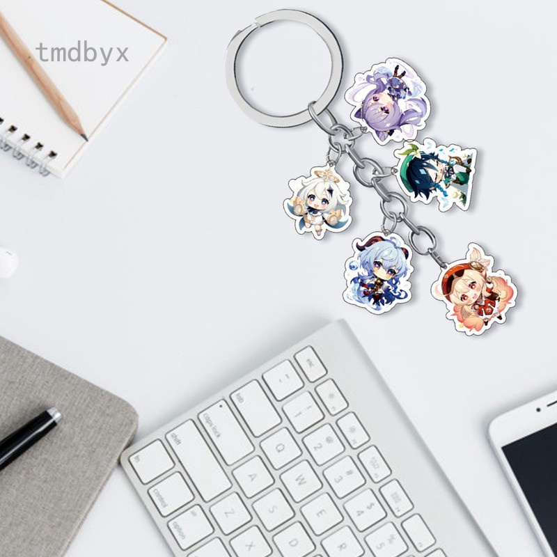 Tmdbyx Móc Khóa Acrylic Họa Tiết Hoạt Hình Dễ Thương