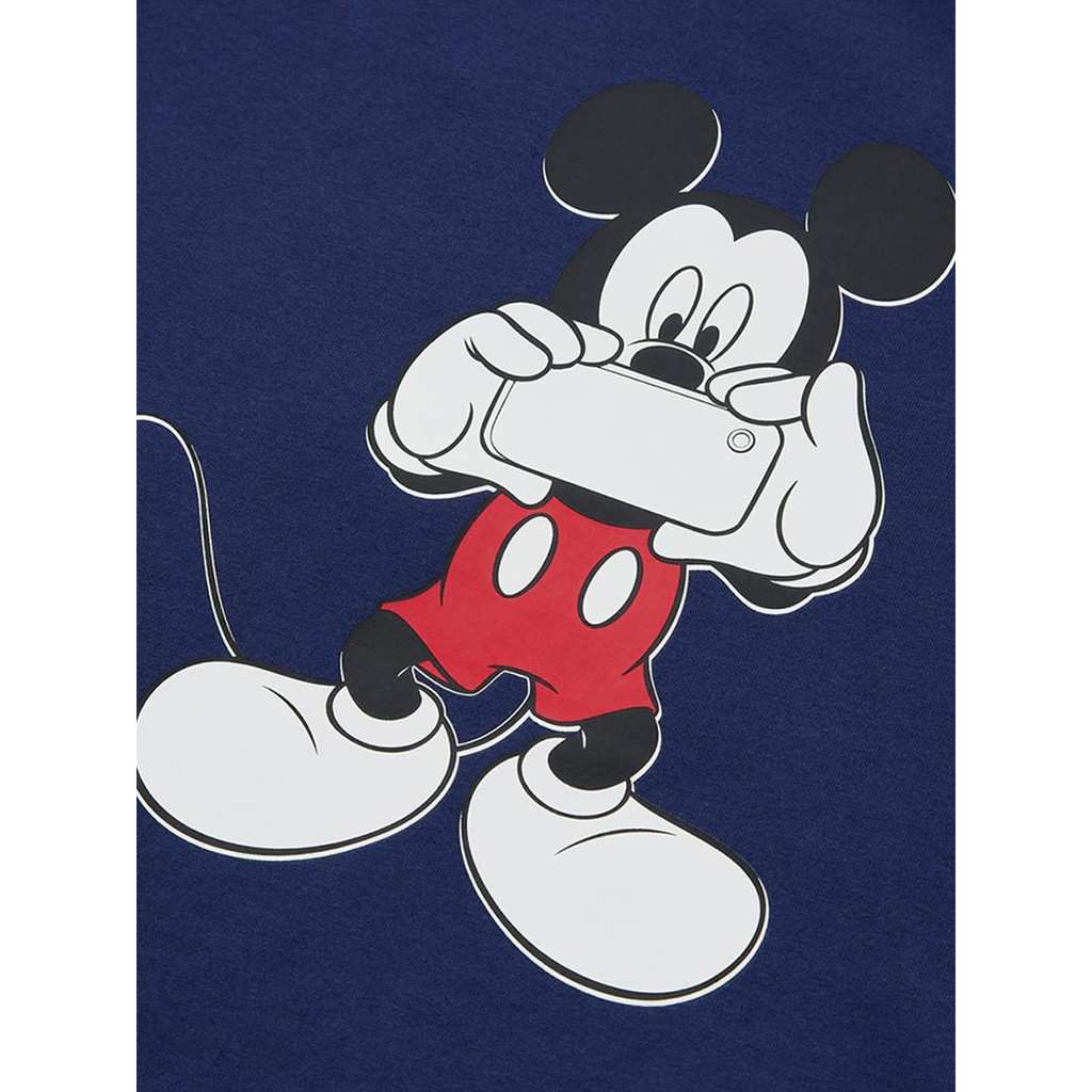 Áo thun Uniqlo tay ngắn in hình Mickey MOUSE cho nam nữ