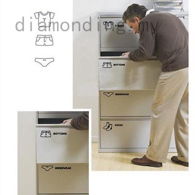 Nhãn dán trang trí tủ quần áo