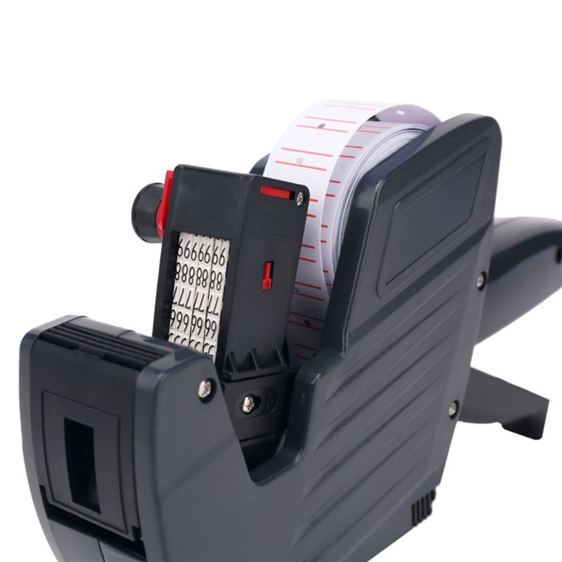 Dụng Cụ Dán Nhãn 8 Chữ Số Kèm Con Lăn Mực