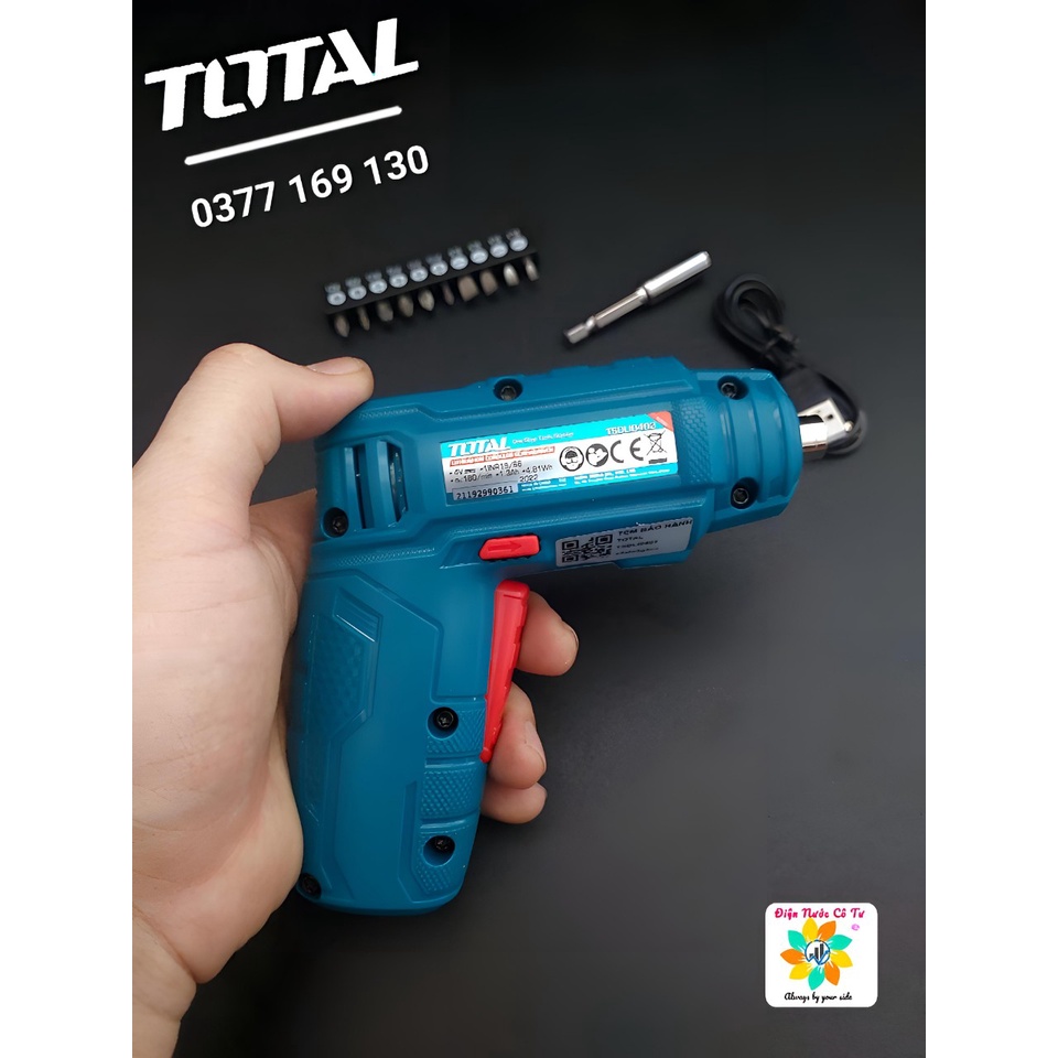 Máy siết vít dùng pin 4V TOTAL